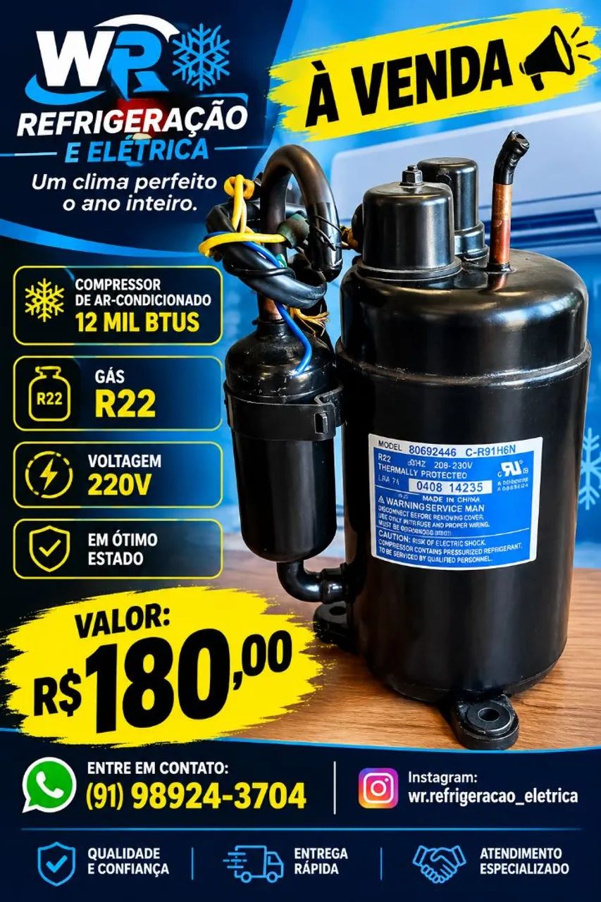 Compressor de ar-condicionado  - Foto 2