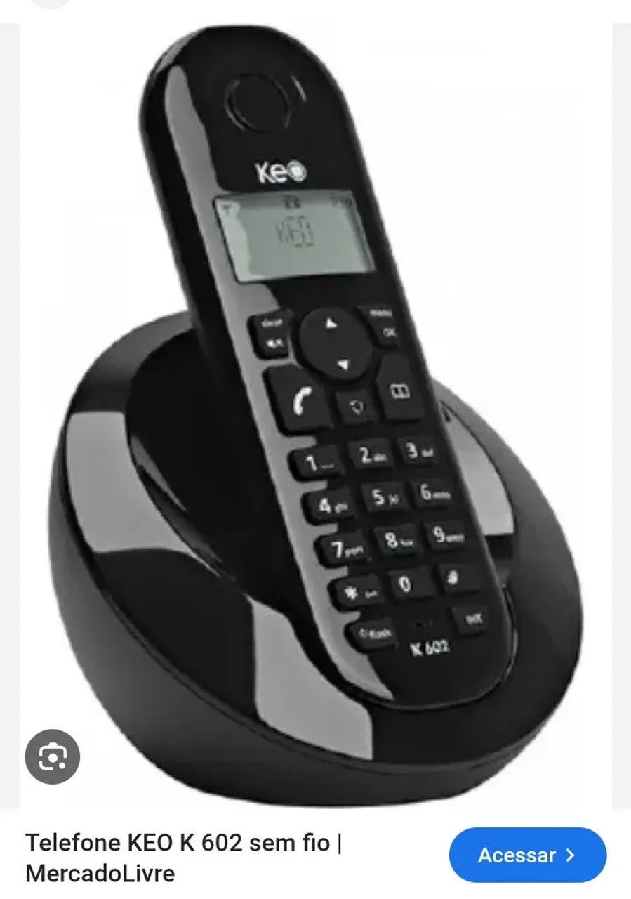 Base de telefone fixo k 602 DUO