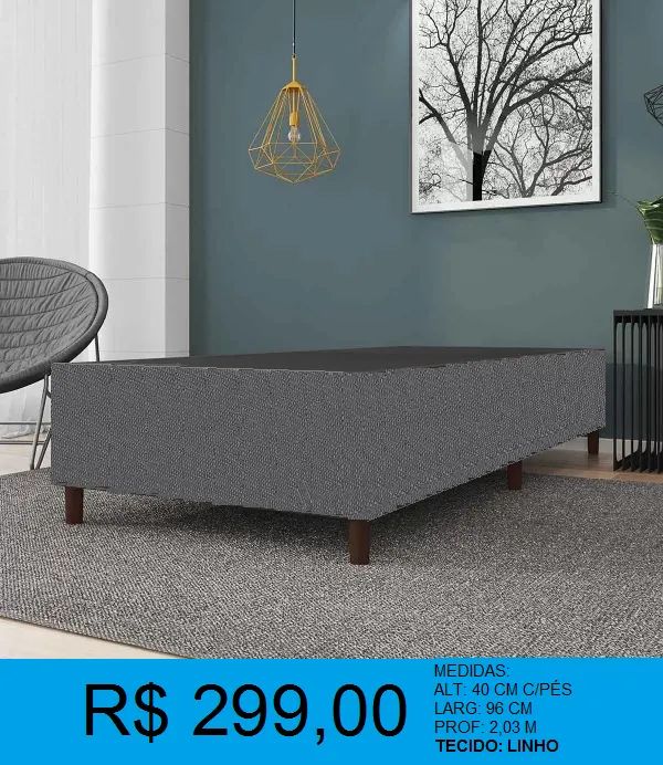 BASE  BOX AMERICANO = COMPRE HOJE E RECEBA EM ATE 72H, ENTREGA GRATIS - Foto 2