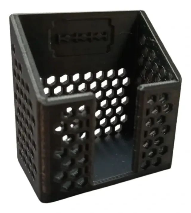 Caixa Porta Laminas Para Barbeiros E Cabelereiros - Foto 2