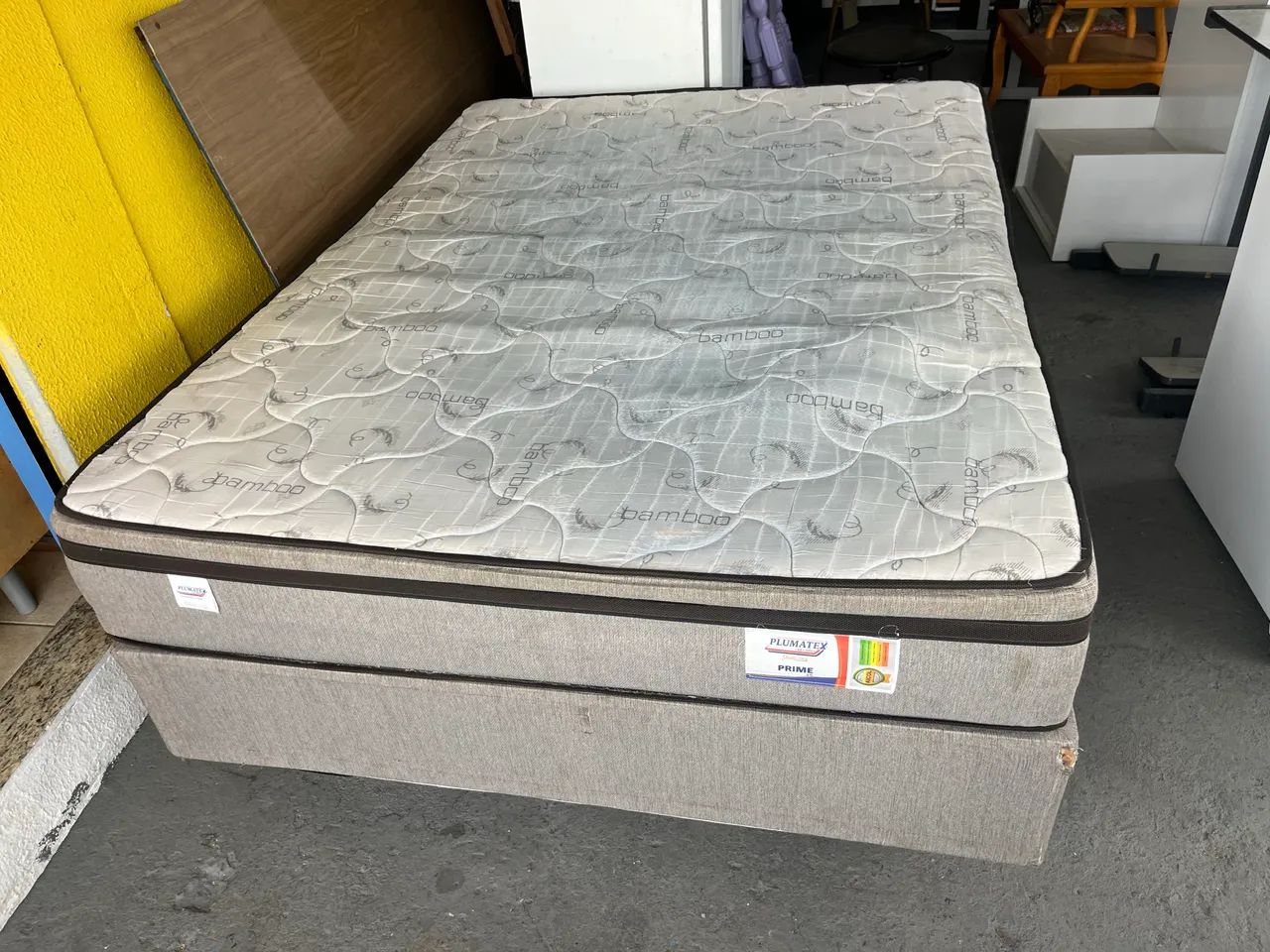 Cama box casal com colchão  - Foto 2