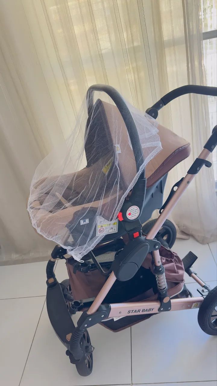 Carrinho de bebê 3 em um  - Foto 4