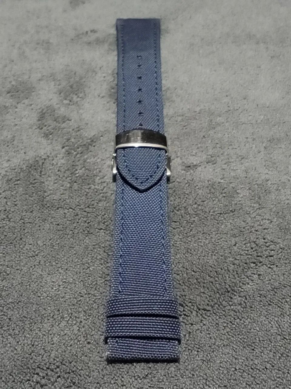 Pulseira para relógio em nylon e couro legítimo 20 mm