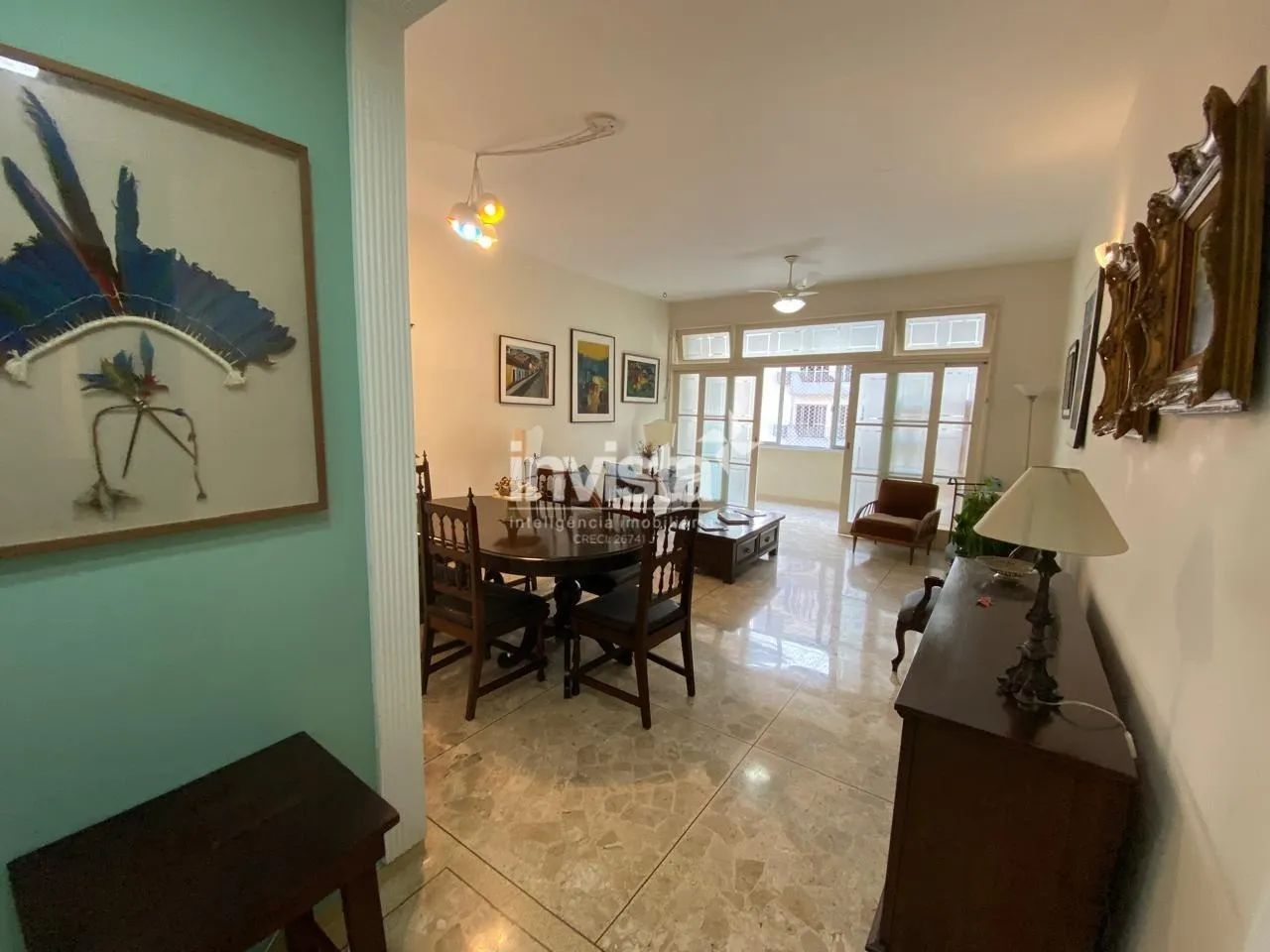 Apartamento 2 Dormitórios com Suíte, Frente ao Mar  Santos (José Menino) - Foto 3