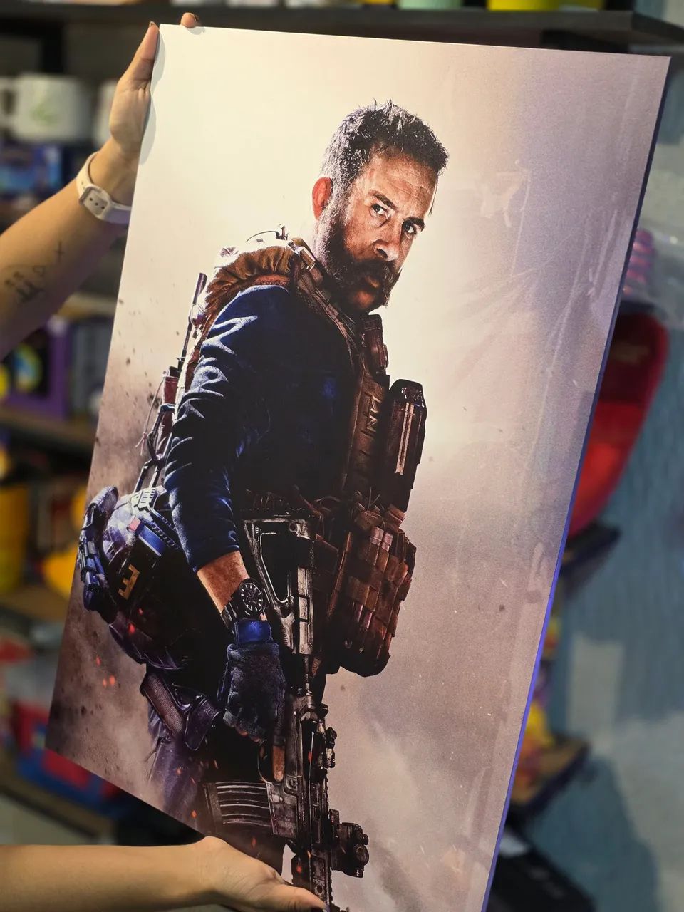 Grampos Gamer em mdf 6mm borda infinita  - Foto 5