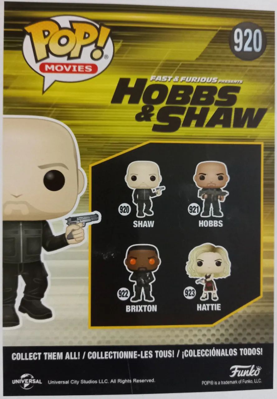 Funko Pop! Filmes Fast & Furious Hobbs And Shaw #920 - Foto 4