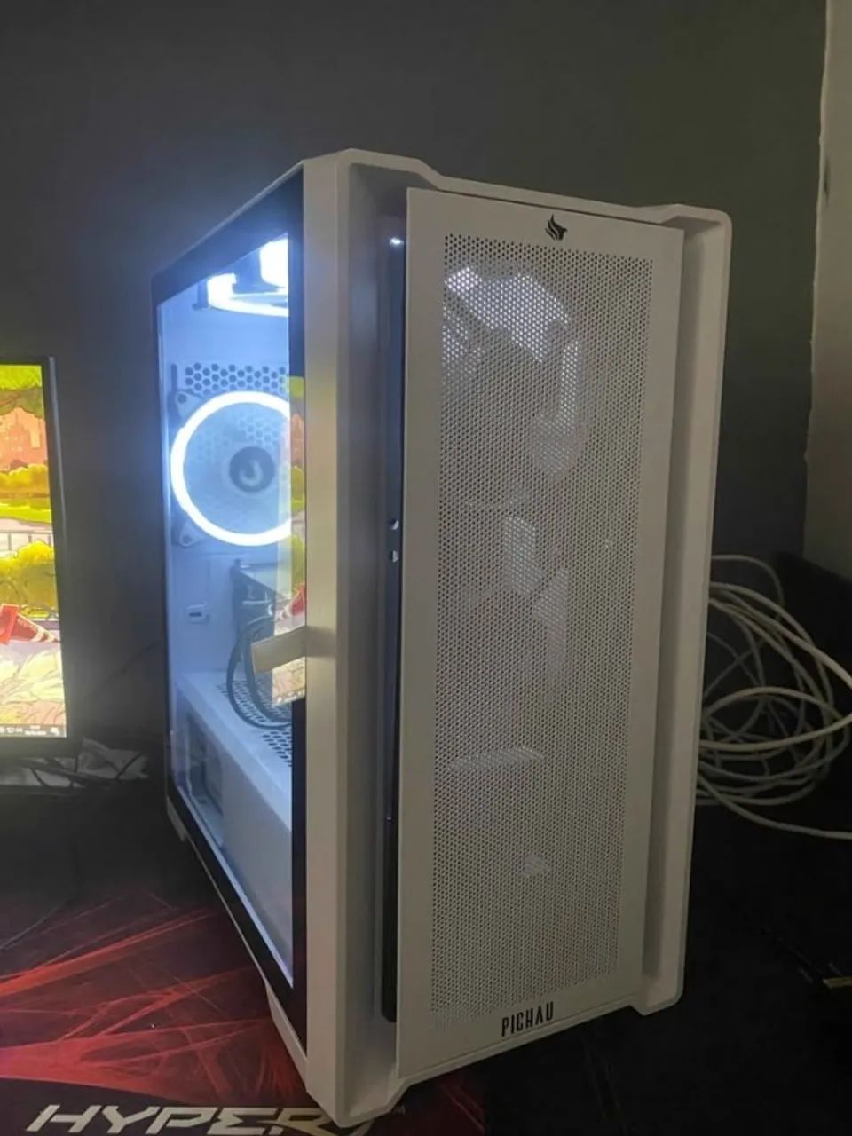 PC gamer Ryzen 5500 + Rx580 + monitor 22 completo - Foto 5