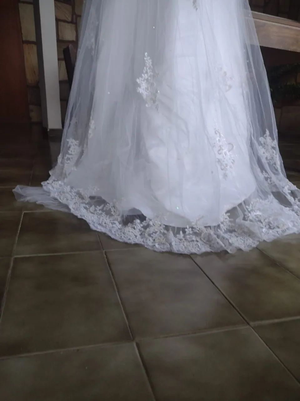 Vestido de Noiva tamanho P - Foto 4