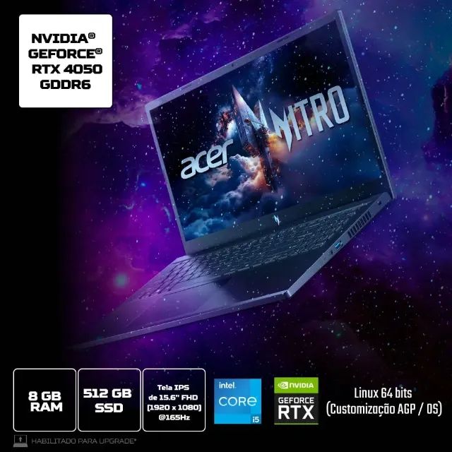 Notebook Gamer Acer Nitro V15 - Foto 5