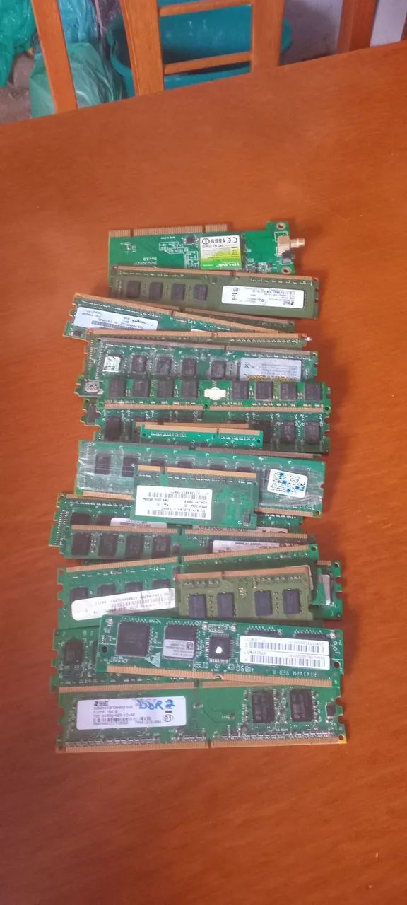 Lote com 25 memórias RAM ddr2 e ddr3  - Foto 3