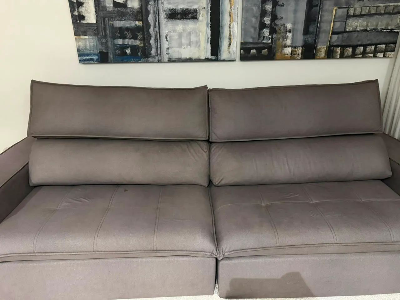 Lindo sofá de 4 lugares... - Foto 4