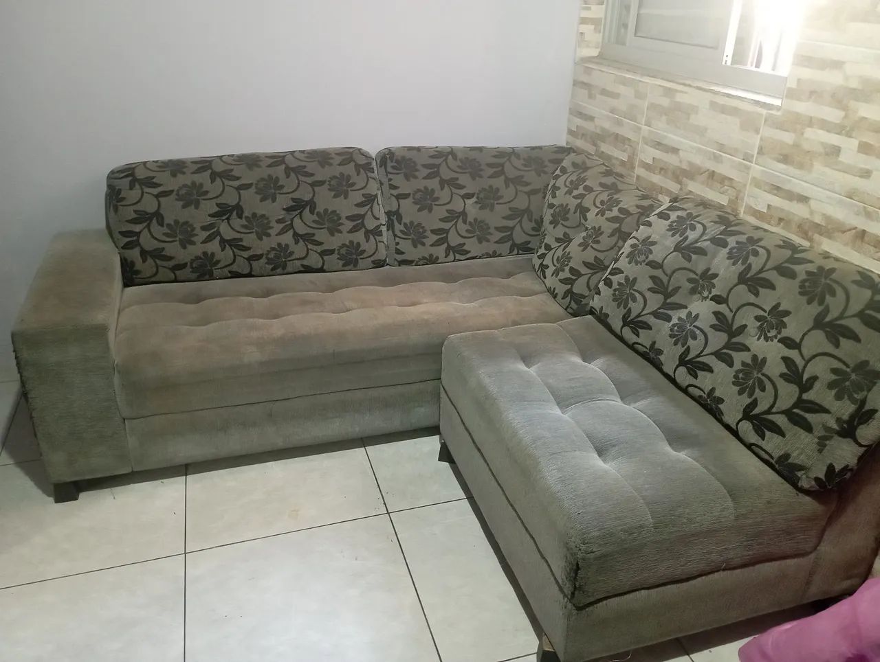 Vendo esse sofá em L por 500 reais  - Foto 2