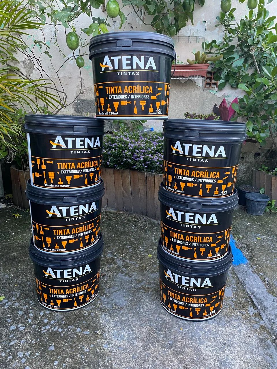 Tintas látex acrílica fosca sem cheiro ótima qualidade e durabilidade  - Foto 4
