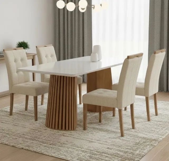 Conjunto de Jantar Aurora 4 Lugares