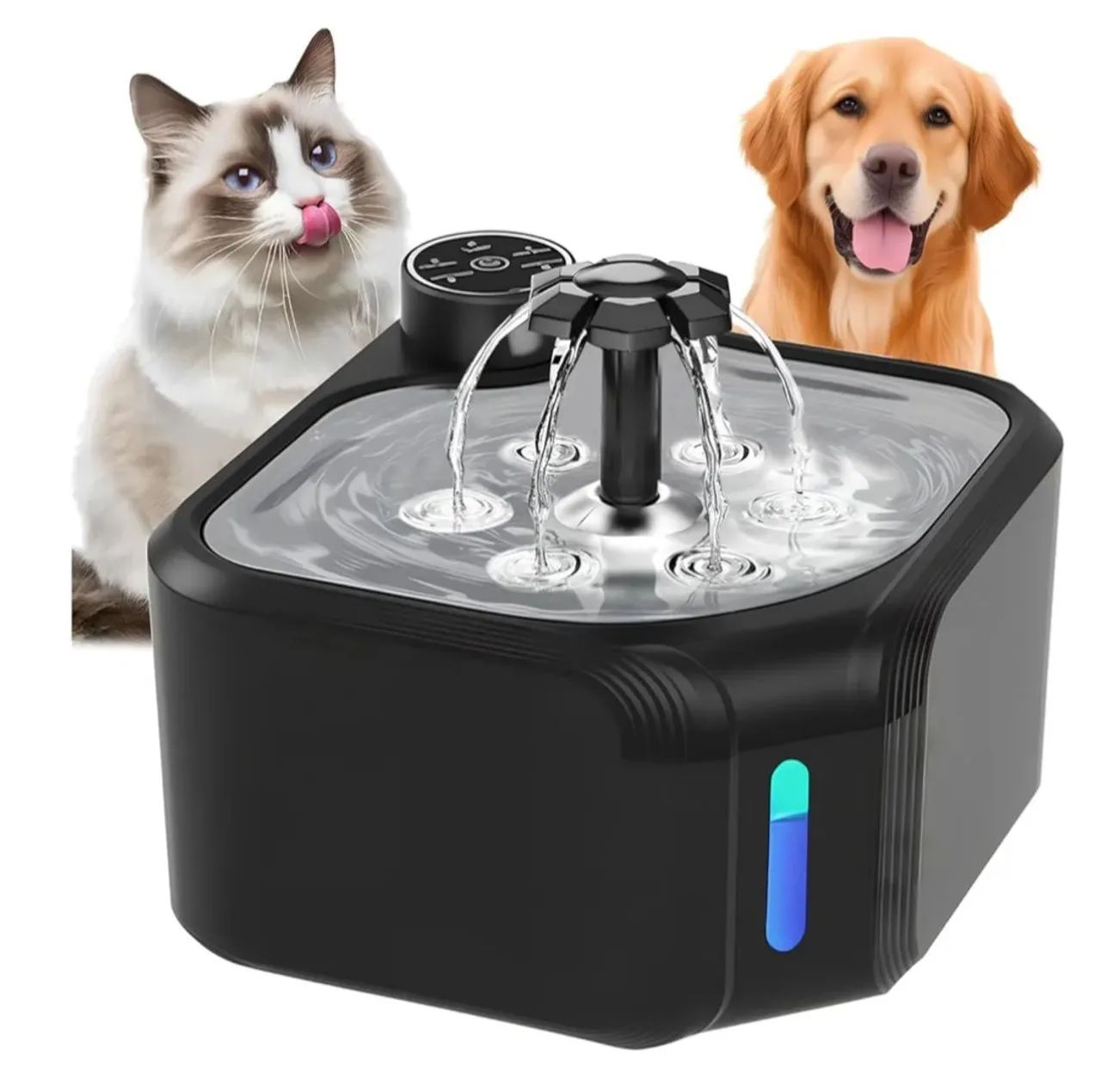 Fonte bebedouro para gatos com sensor de aproximação 