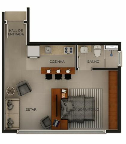 Studio(s) e Loft(s) no Centro - Orion Residence - Entrega Julho/21 - Foto 4