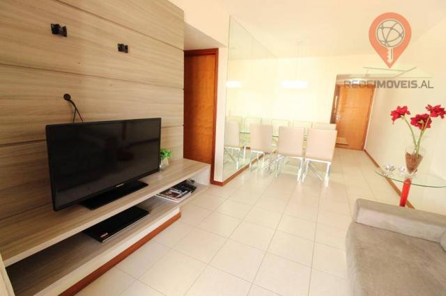 Apartamento com 2 dormitórios à venda, 65 m² por R$ 350.000 - Jatiúca - Maceió/AL
