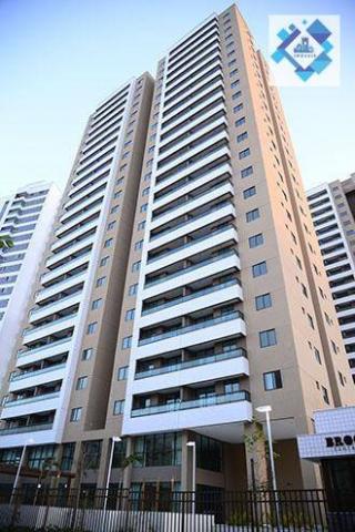 Apartamento integrado no Riomar, 65m²-Papicu
