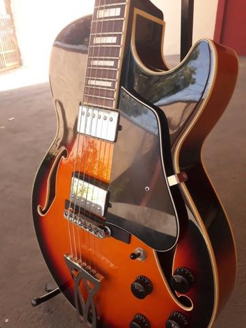 Guitarra Semi Acústica Ibanez Artcore Ag-75bs C/ Semi Case - Foto 4