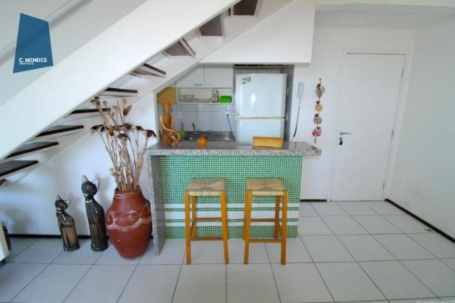 Apartamento Duplex para alugar, 130 m² por R$ 4.000,00/mês - Mucuripe - Fortaleza/CE - Foto 19