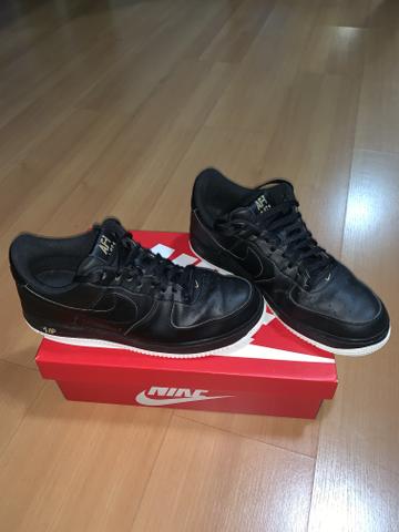 Tenis Nike Air Force AF-1 82 Preto Couro Parcelo