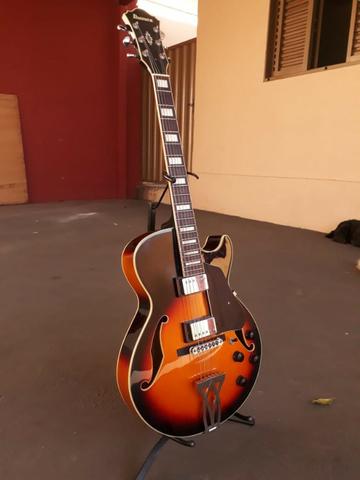 Guitarra Semi Acústica Ibanez Artcore Ag-75bs C/ Semi Case