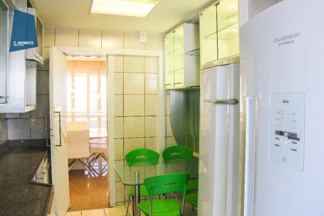 Apartamento mobiliado para locação, 130m² 3 suítes 3 vagas, Cocó, Fortaleza. - Foto 19