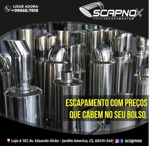 Promoção escapamento automotivo