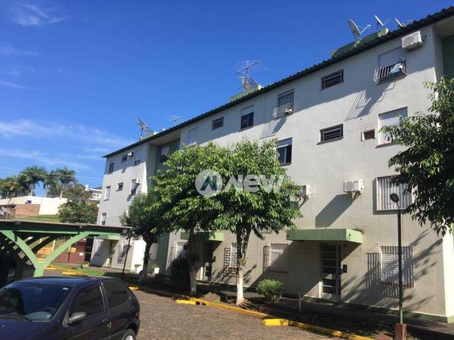 Apartamento com 2 dormitórios à venda, 41 m² por r$ 135.000 - canudos - novo hamburgo/rs
