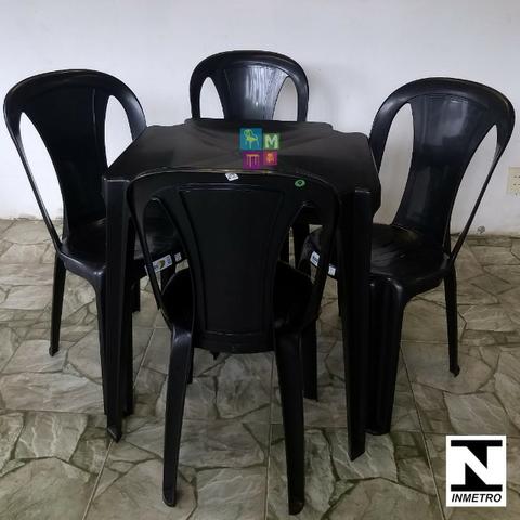 Conjunto Bistrô Elisa 182kg Mesa com 4 Cadeiras - Foto 2