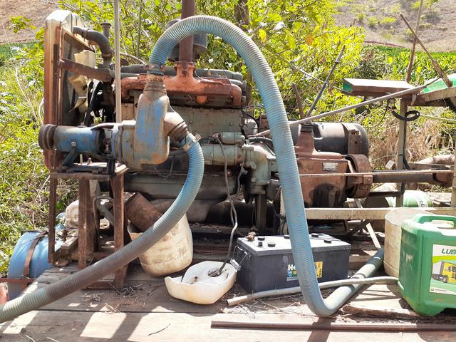 Motor Mercedes 140cv e Bomba Draga 5" - Foto 2
