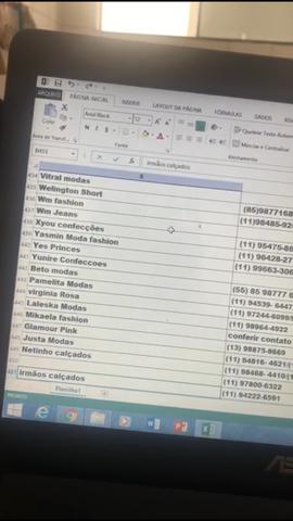 Lista de fornecedores do Brasil