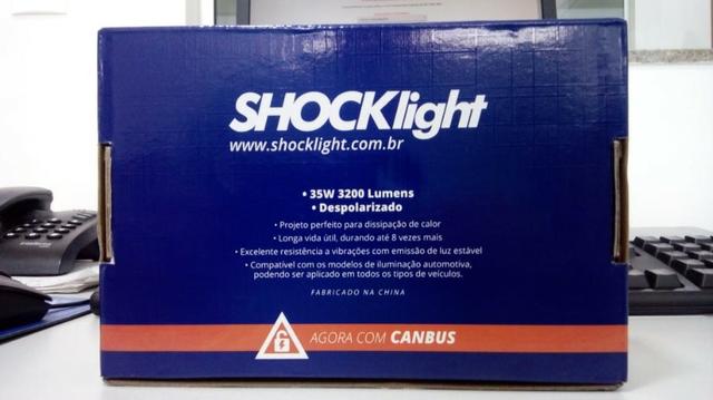 Lampada super Led 2D Headlight H8 6000K 12V / 24V 35W 6400lumens Carro, Moto, Caminhão - Foto 2