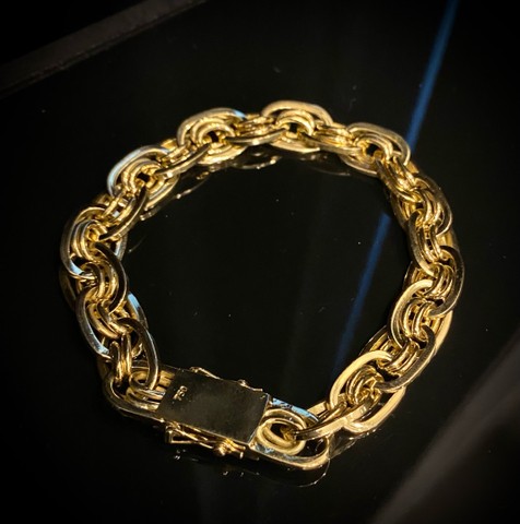 Pulseira em Ouro 18K 750 50 gramas - Foto 2