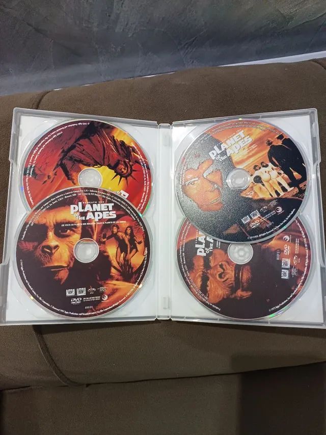 Dvd Planeta dos Macacos 8 filmes - Foto 5
