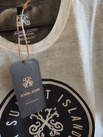 Camiseta John John Tag Cinza - Compre Agora