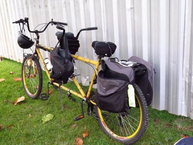 Bicicleta  dupla perfecta  para viajem de longa distancia 