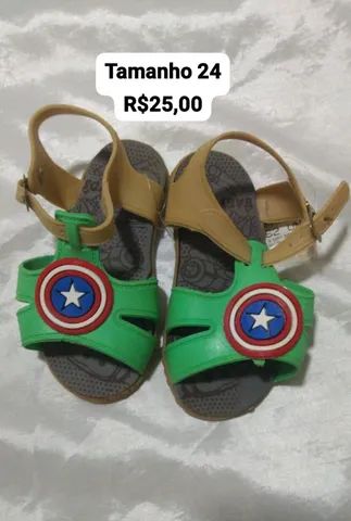 Sandália infantil temos várias opções e modelos disponíveis 