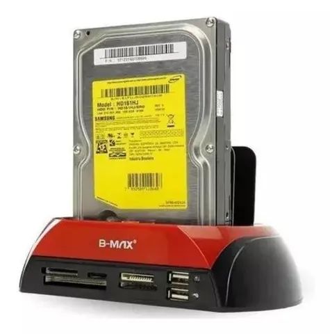 Leitor Sata Hd Externo Ide Sd Usb Gaveta Bm753 Leitor Usb - Foto 3
