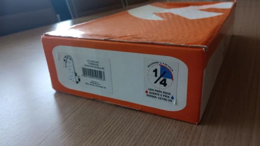 Torneira Banheiro Mesa Bica Alta ¼ Volta 1198 Luxor Cromado Esteves VTL422CWC - Foto 4