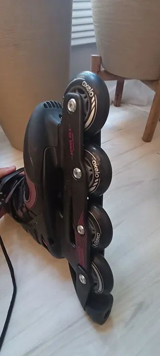 Patins Oxelo + Kit segurança (Estado Novo) - Foto 4