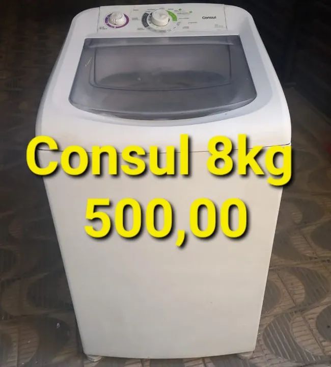 Máquina de Lavar Consul 8kg ENTREGO 