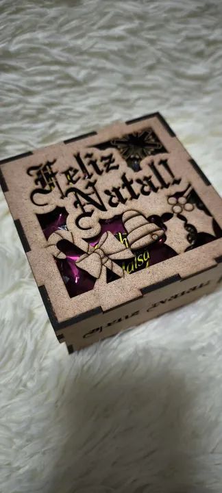 Caixa de Natal Pequena personalizada  - Foto 3