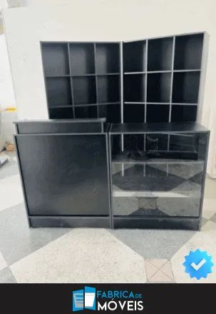 Colmeias + Balcão Caixa + Balcão Vitrine