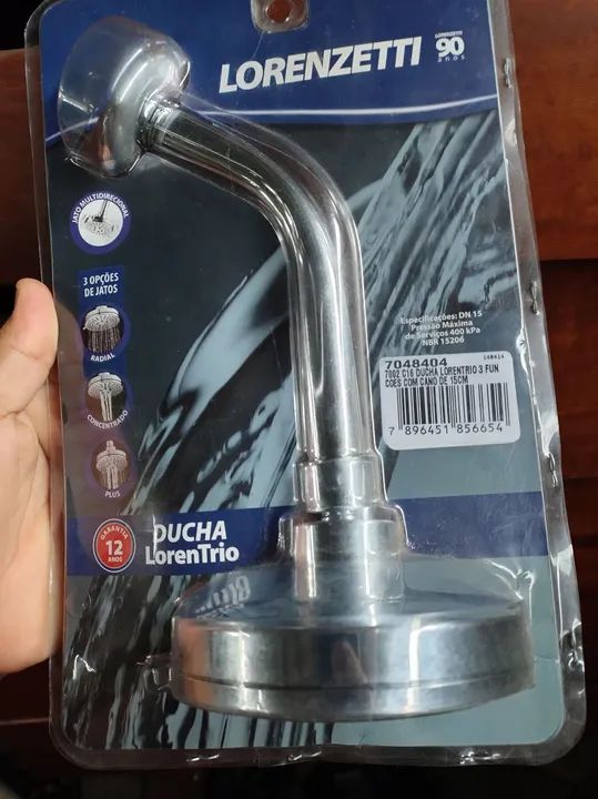 Ducha chuveiro  Lorentrio da Lorenzetti Novo - Foto 2