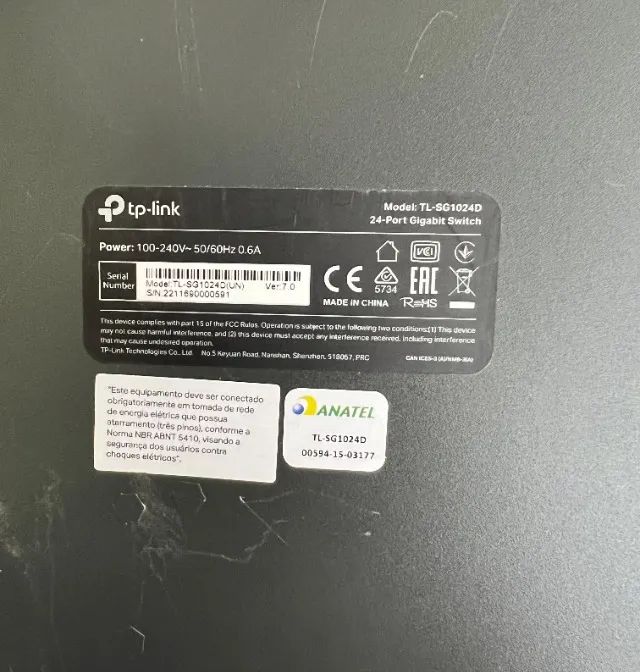 Switch Tp-link 24 TL-SG1024D 24 Portas Gigabit Mesa/rack - Foto 4