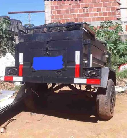 Reboque para cachorro quente 