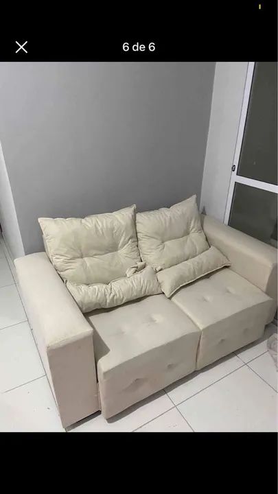 PROMOÇÃO SOFÁ RETRATIL 2 LUGARES - Foto 4