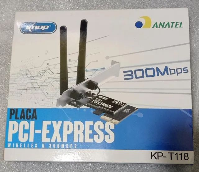 placa de rede wireless wifi nova  