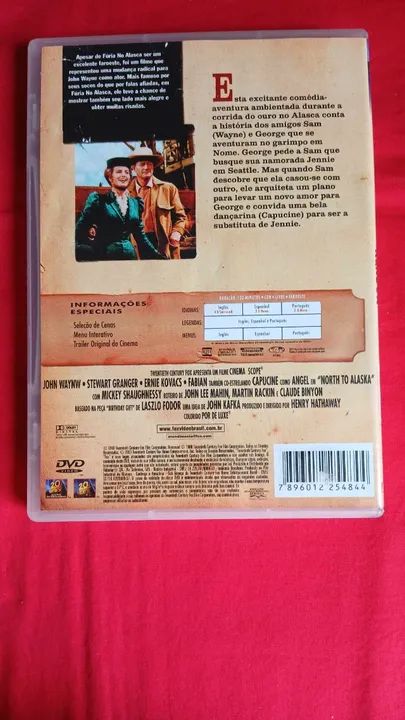DVD - FÚRIA NO ALASCA - ( JOHN WAYNE ) - ( 1960 ) - Foto 2